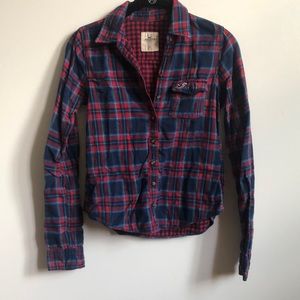 HOLLISTER Plaid Flannel Shirt
